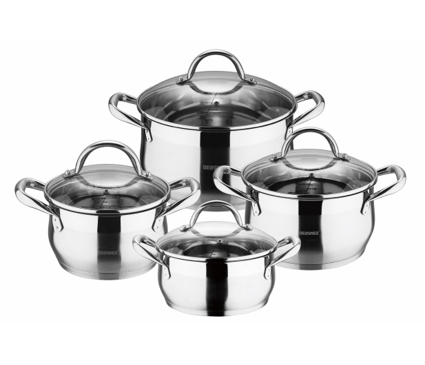 BERGNER Zestaw garnków Gourmet 8 elementów (BG-6523) - 1467186 - zdjęcie